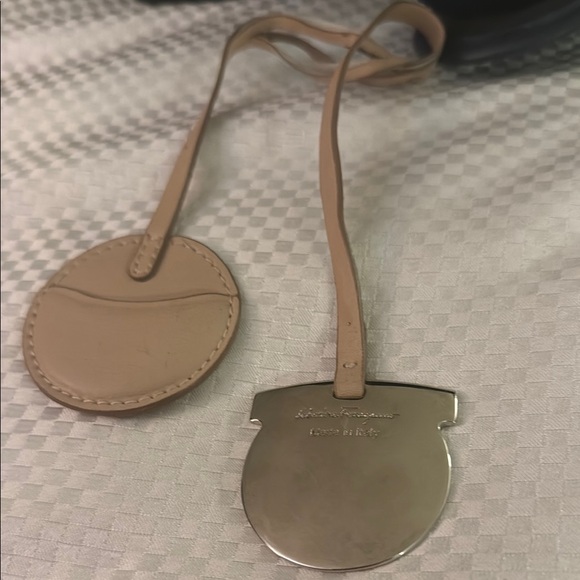 Salvatore Ferragamo Tan Leather Strap with Silver Accent - Picture 2 of 5